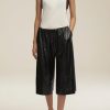 Bottoms BRANDON MAXWELL | The Gingy Culottes In Black