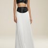 Tops BRANDON MAXWELL | The Lydia Top In White And Black