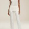 Bottoms BRANDON MAXWELL | The Peyton Trouser In White