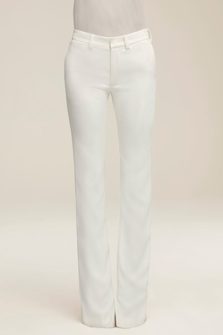 Bottoms BRANDON MAXWELL | The Peyton Trouser In White