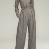 Suiting BRANDON MAXWELL | The Holland Trouser In Melange Grey