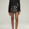 Bottoms BRANDON MAXWELL | The Sterling Mini Skirt In Black