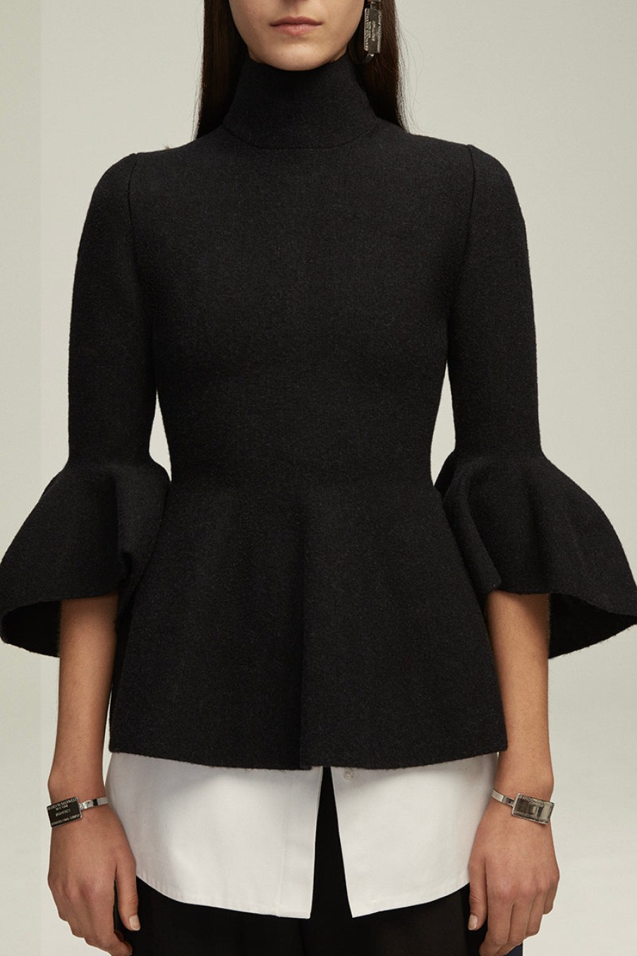 Knitwear BRANDON MAXWELL | The Louise Top In Black