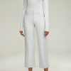 Bottoms BRANDON MAXWELL | The Cropped Trouser In Sky Blue