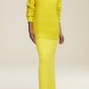 Knitwear BRANDON MAXWELL | The Charlie Sweater In Yellow